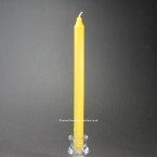 29cm Classic Column Rustic Dinner Candles - Yellow